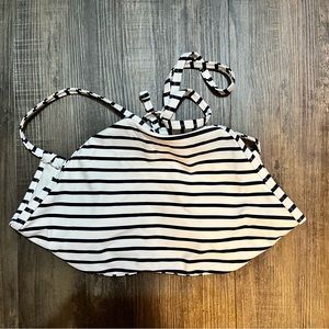 High Neck Striped Bikini Too